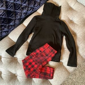Polo Ralph Lauren toddler girls turtleneck and leggings bundle